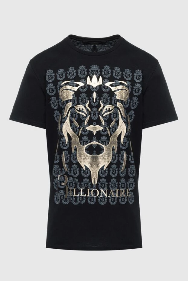 Billionaire man black cotton t-shirt for men купить с ценами и фото 160082 - photo 1