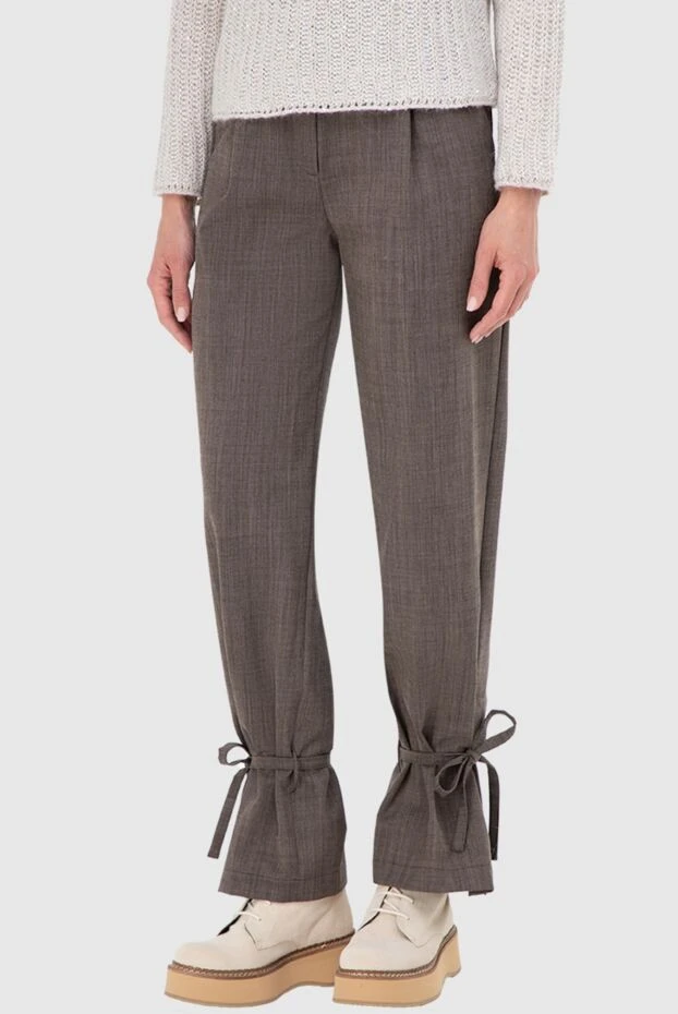 Erika Cavallini тобыққа байланатын қоңыр әйелдер шалбары 160101 - фото 3