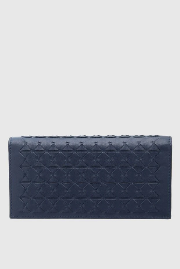 Serapian man men's clutch bag made of genuine leather blue купить с ценами и фото 160128 - photo 1