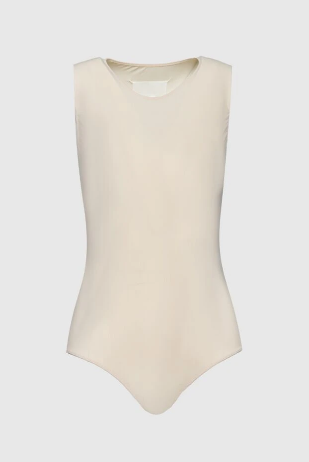 Maison Margiela woman beige bodysuit made of polyamide and elastane for women купить с ценами и фото 160197 - photo 1