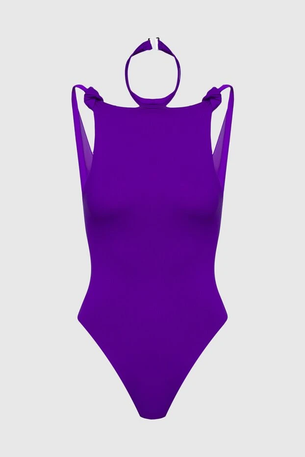 The Attico woman women's swimsuit made of polyamide and elastane purple купить с ценами и фото 160205 - photo 1