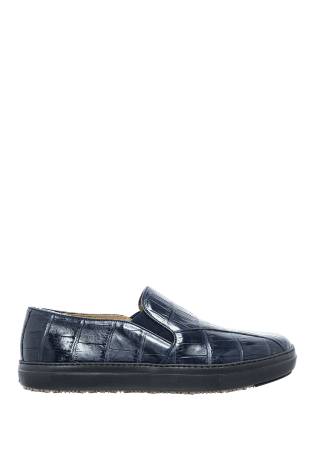 Tardini man blue alligator slip-ons for men купить с ценами и фото 160266 - photo 1