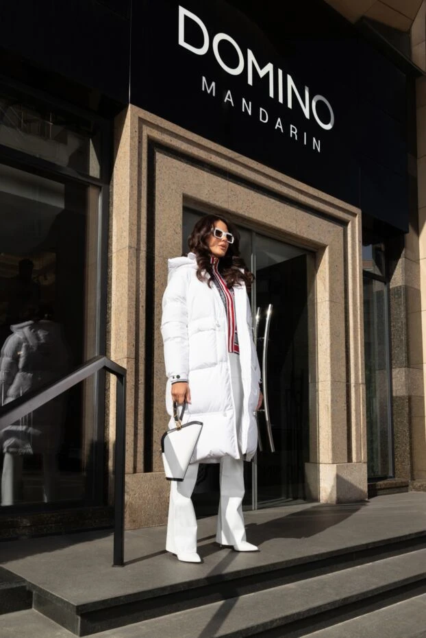 Balmain ботильоны-носочки женские белые с логотипом 160301 - фото 2