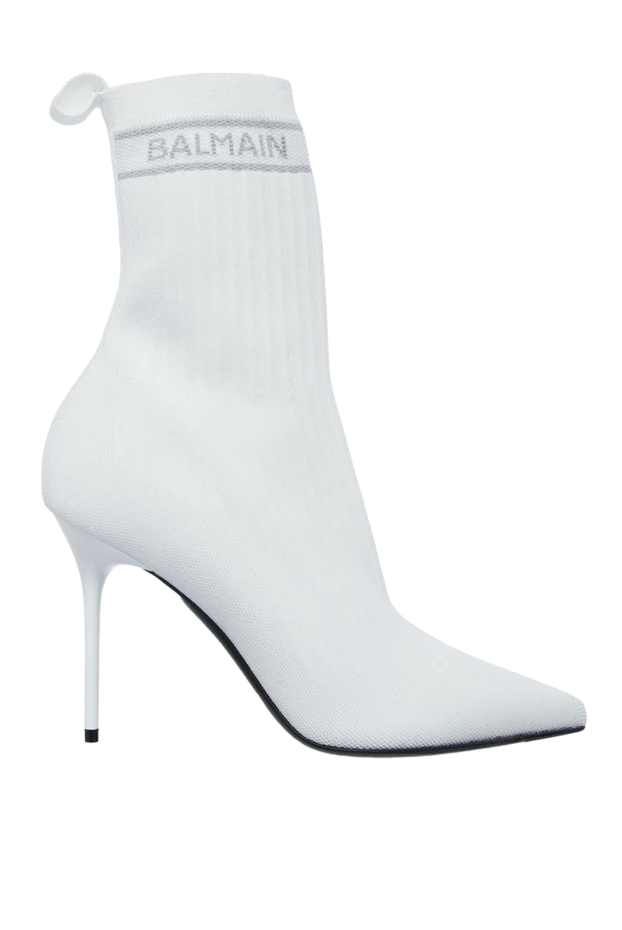 Balmain woman white textile ankle boots for women купить с ценами и фото 160301 - photo 1