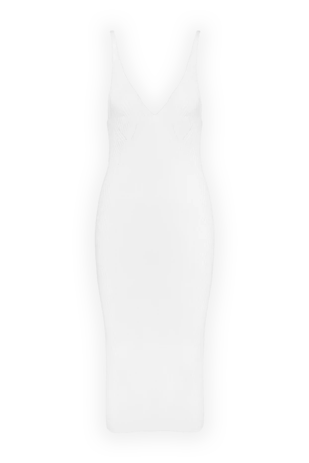 Balmain woman white dress made of viscose and polyamide for women купить с ценами и фото 160306 - photo 1