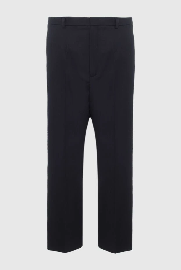 Saint Laurent woman black woolen trousers for women купить с ценами и фото 160321 - photo 1