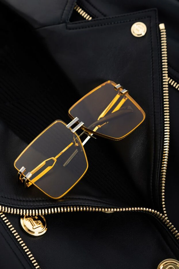 Әйелдерге арналған сары төртбұрышты көзілдірік - фото 2