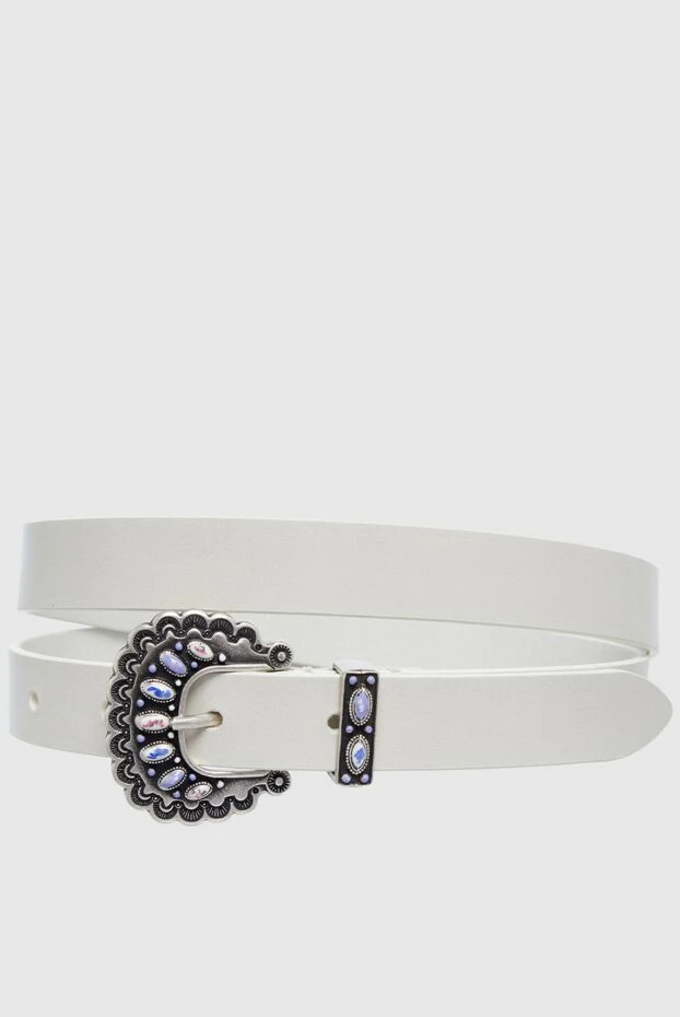 Isabel Marant woman white leather belt for women купить с ценами и фото 160350 - photo 1