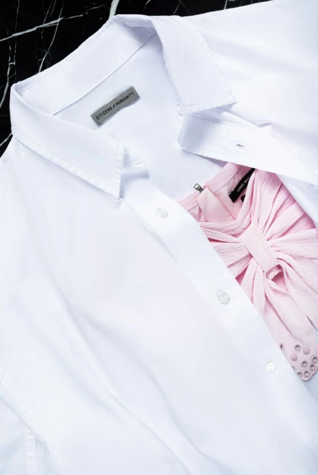 Isabel Marant топ из хлопка и шелка розовый женский 160358 - фото 2