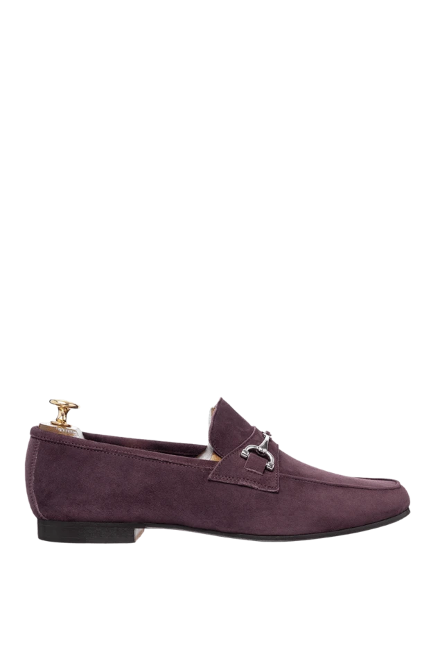 Andrea Ventura man burgundy suede loafers for men купить с ценами и фото 160399 - photo 1