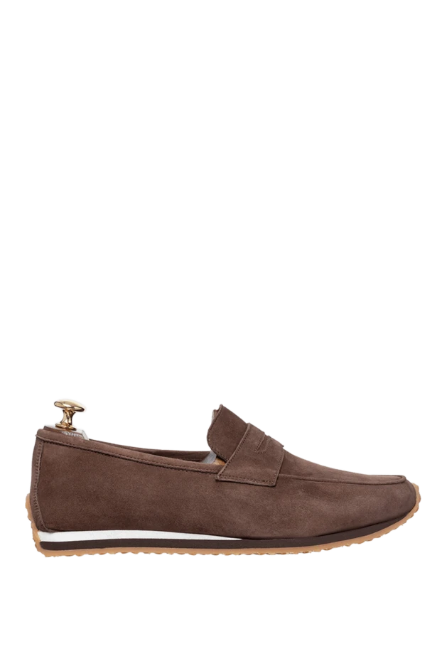 Andrea Ventura man brown suede drivers for men купить с ценами и фото 160411 - photo 1