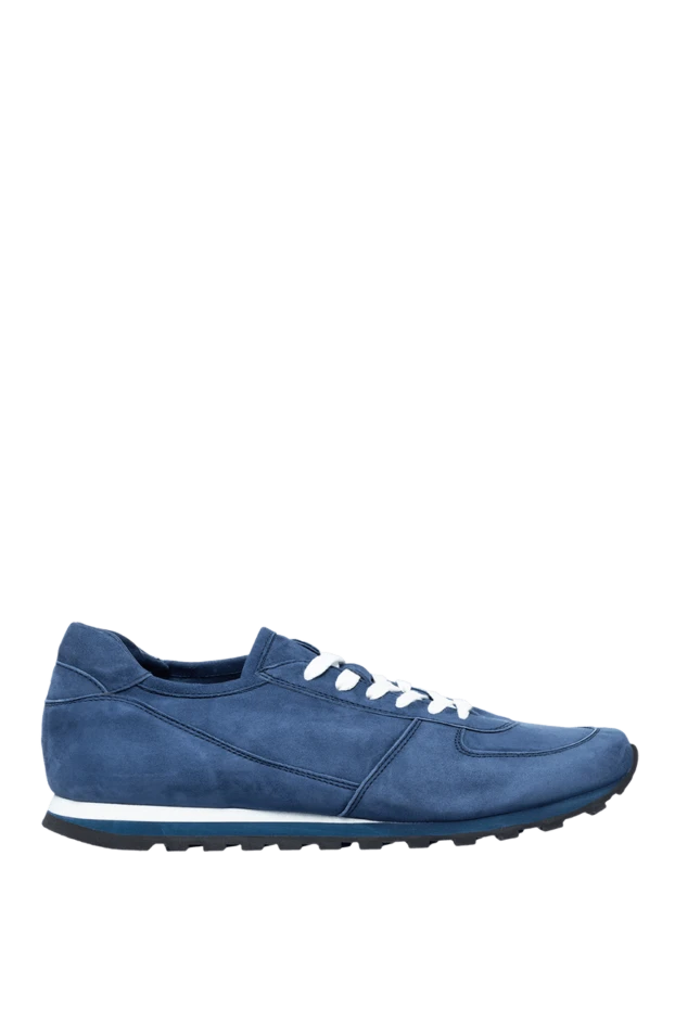 Andrea Ventura man blue suede sneakers for men купить с ценами и фото 160420 - photo 1