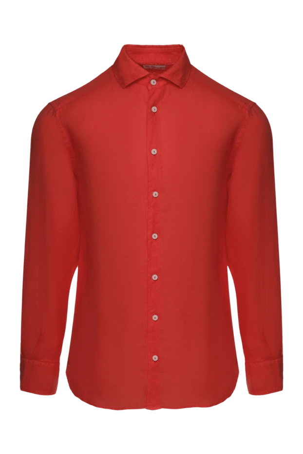 MC2 Saint Barth man red linen shirt for men 160443 - photo 1