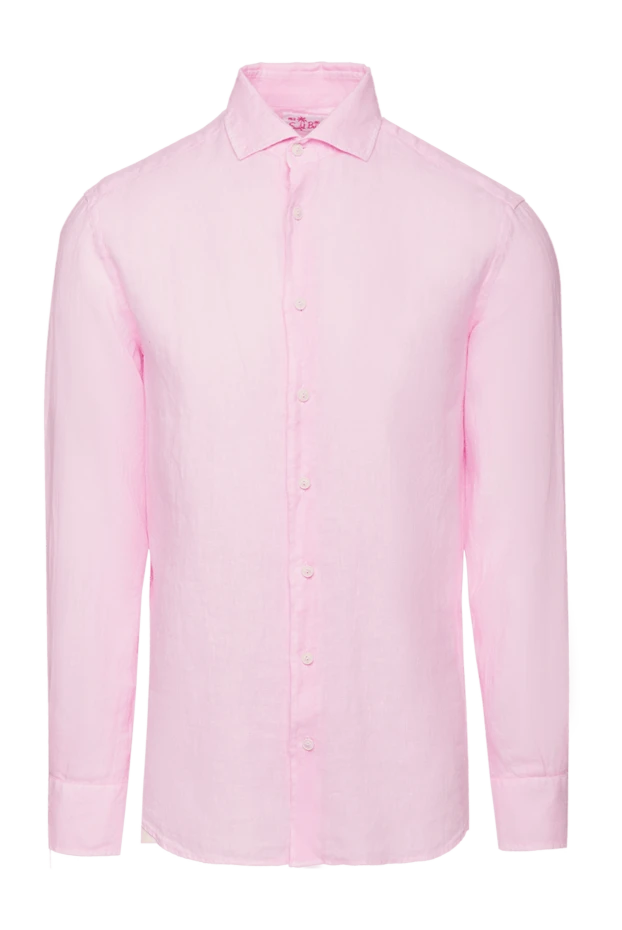 MC2 Saint Barth man pink linen shirt for men 160452 - photo 1