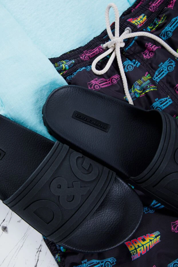 MC2 Saint Barth мужские купальные шорты черные с неоновым принтом автомобилей
160464 - фото 2