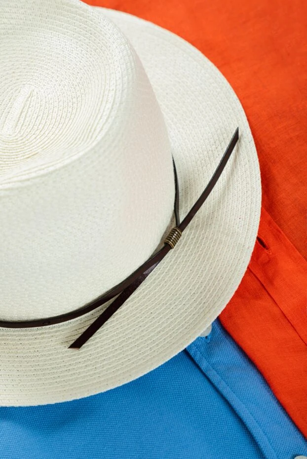 MC2 Saint Barth шляпа из хлопка и полиэстера белая мужская 160494 - фото 2