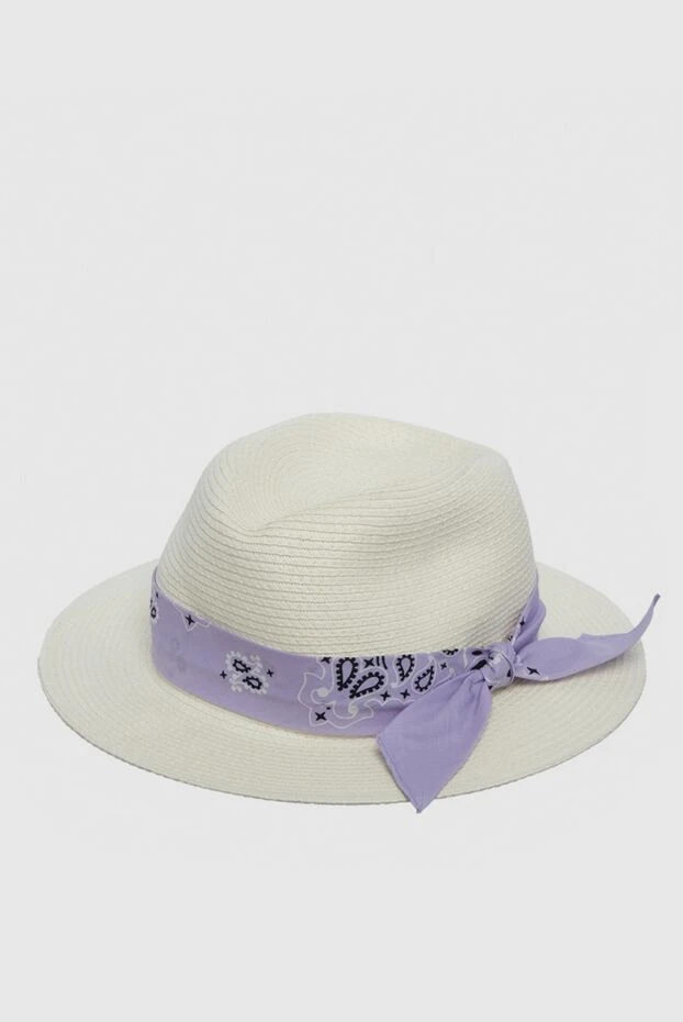 MC2 Saint Barth шляпа из хлопка и полиэстера белая женская 160495 - фото 3