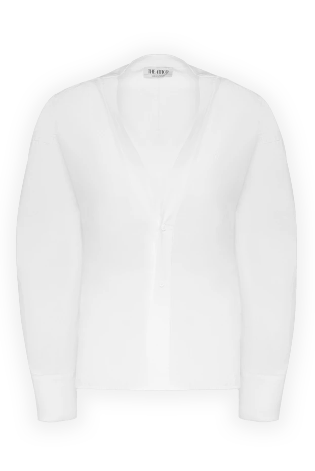 The Attico woman white cotton blouse for women купить с ценами и фото 160500 - photo 1