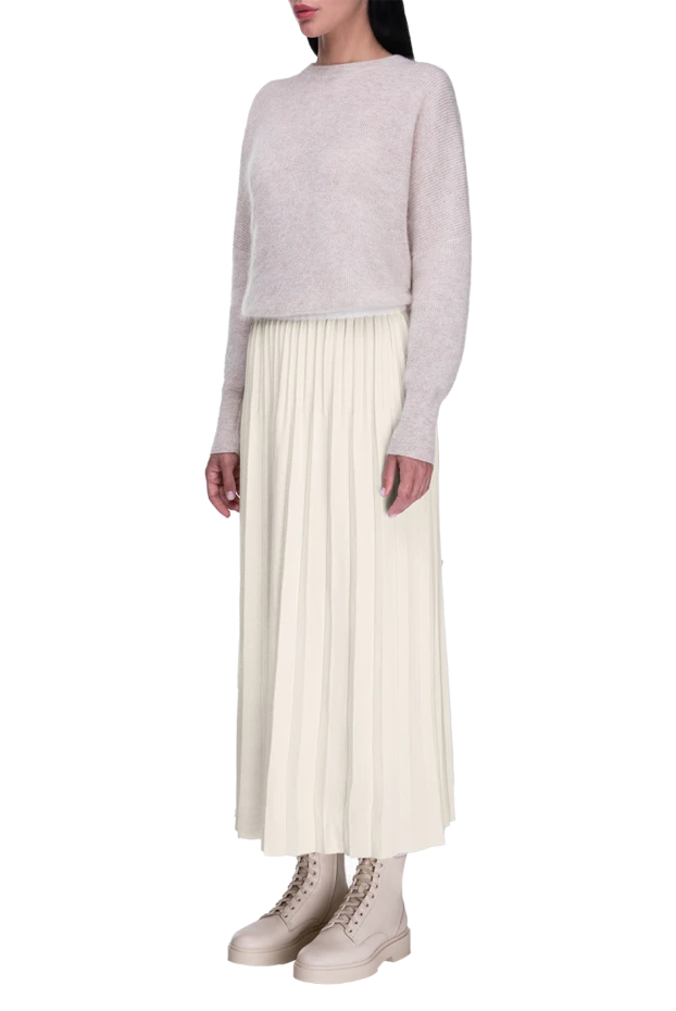 Panicale woman beige polyester skirt for women купить с ценами и фото 160514 - photo 2