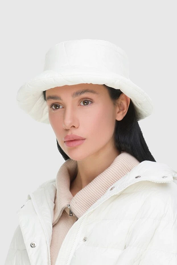 Panicale woman white polyamide cap for women купить с ценами и фото 160557 - photo 2