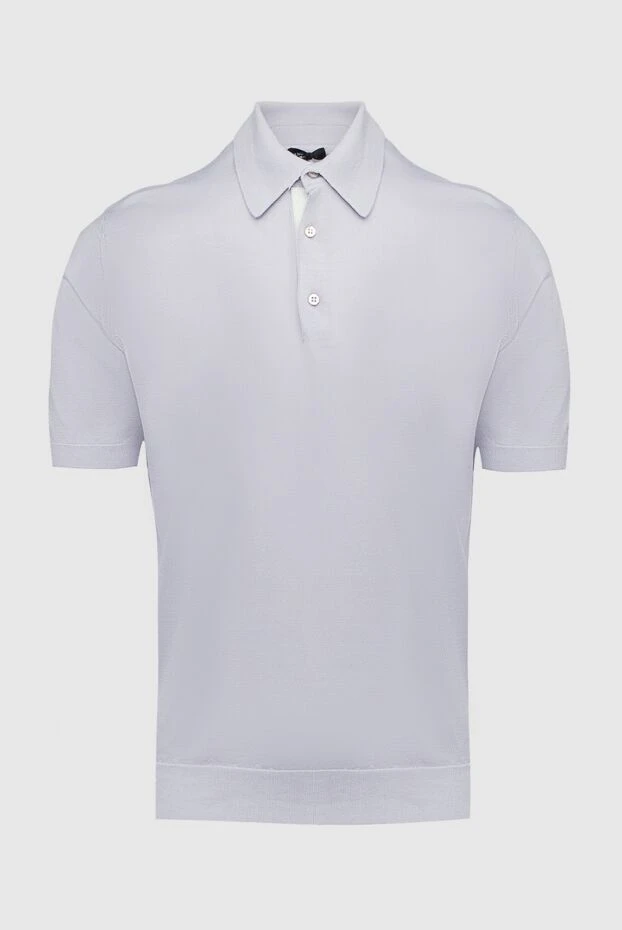 Поло в тонкую горизонтальную полоску светло серого цвета
- фото 1