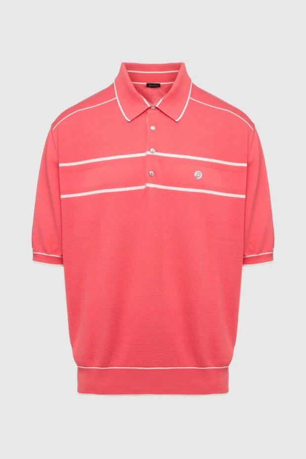 Stefano Ricci поло из хлопка оранжевое мужское 160642 - фото 1