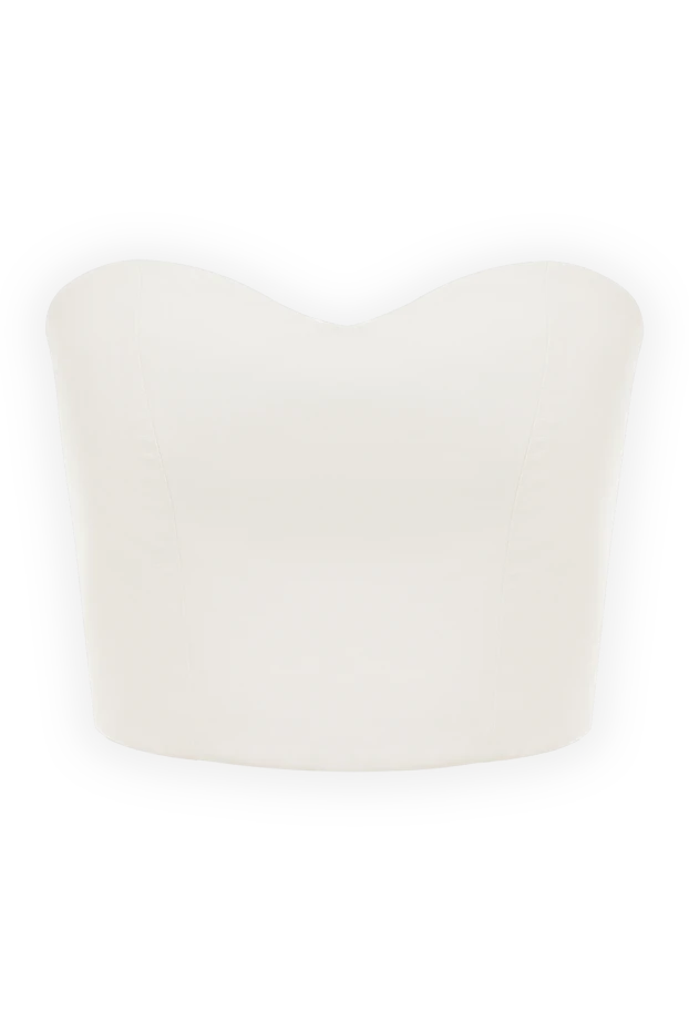 Корсет из кожи бежевый женский - фото 1