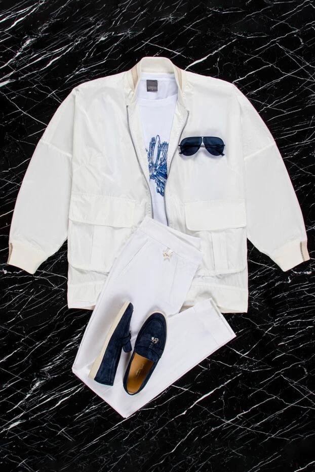 Lorena Antoniazzi жұлдыз тәрізді брелогы бар ақ әйелдер шалбары 160709 - фото 2