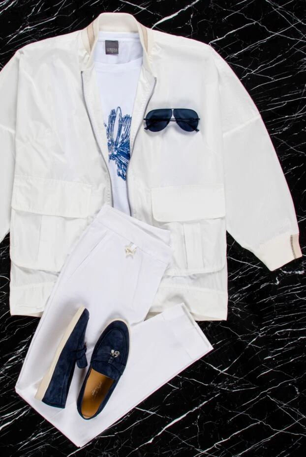 Lorena Antoniazzi жұлдыз тәрізді брелогы бар ақ әйелдер шалбары 160709 - фото 3