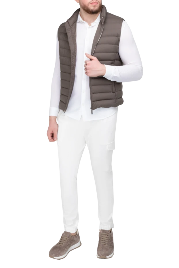 Moorer man brown polyamide and polyurethane vest for men купить с ценами и фото 160765 - photo 2