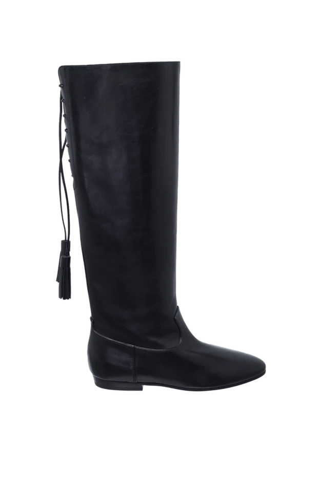 Celine woman black leather boots for women купить с ценами и фото 160811 - photo 1