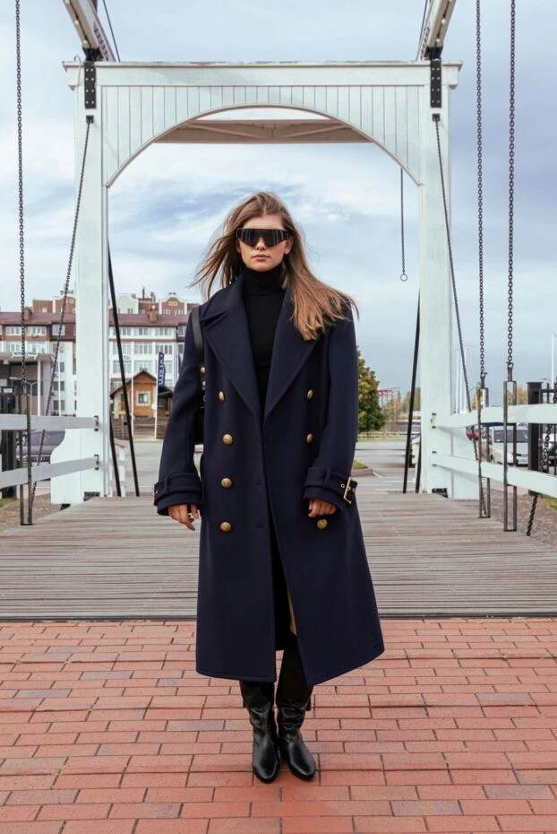 Boots women's high leather with tassels black - photo 2