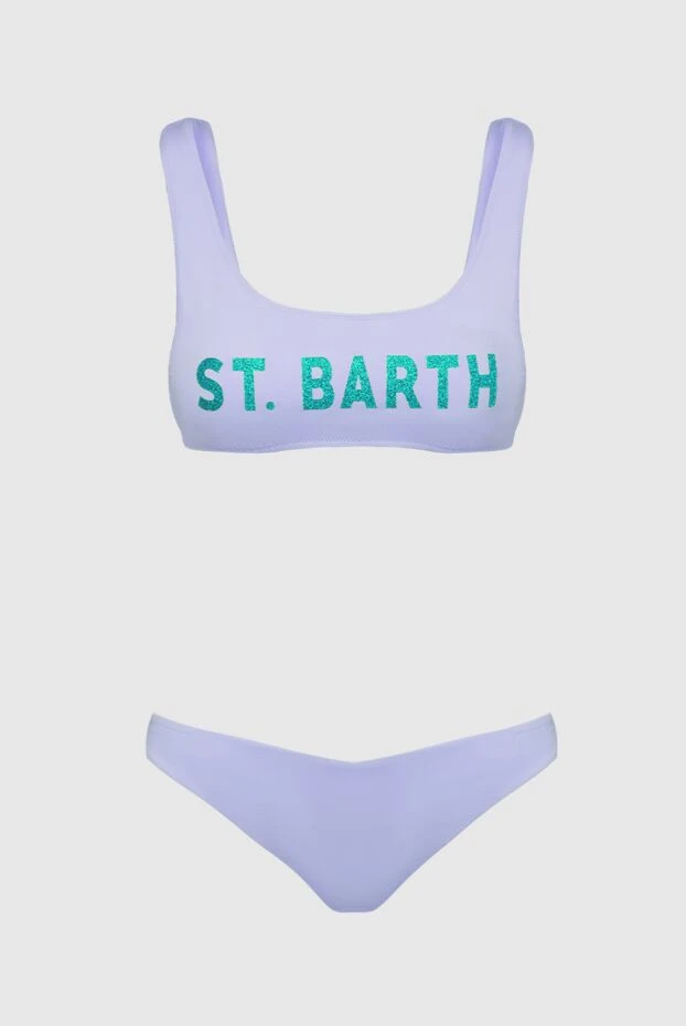 MC2 Saint Barth woman women's purple two-piece swimsuit made of polyamide and elastane купить с ценами и фото 160902 - photo 1