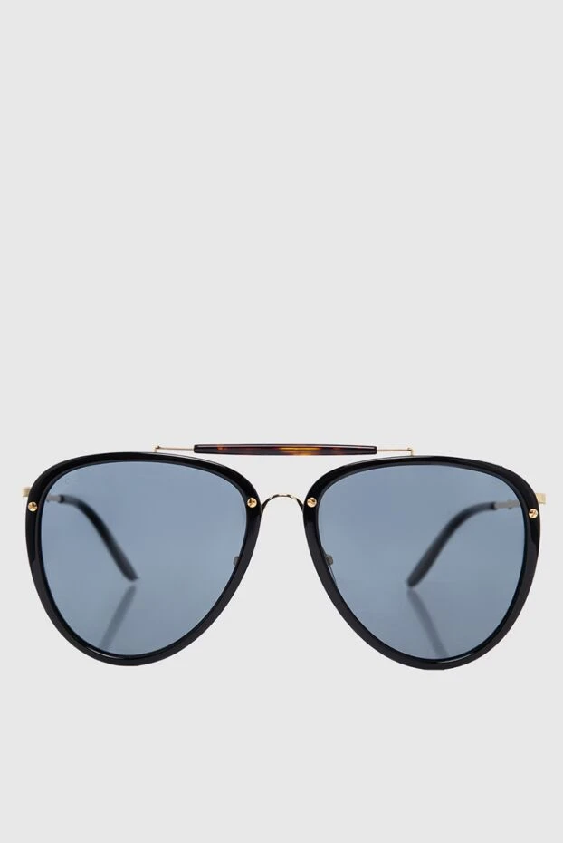 Gucci man sunglasses made of metal and plastic, black, for men купить с ценами и фото 161151 - photo 1