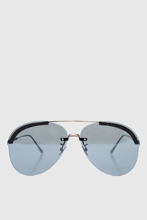 Bottega Veneta man sunglasses made of metal and plastic, gray for men купить с ценами и фото 161195 - photo 1