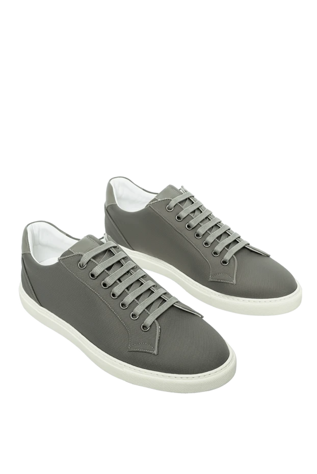 Corneliani man gray textile sneakers for men 161231 - photo 3