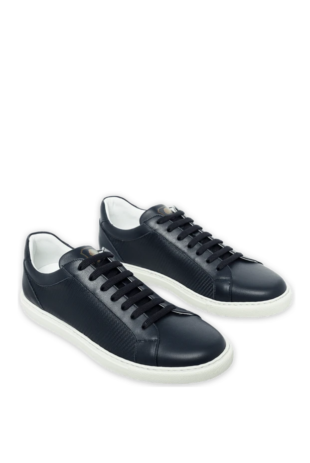 Corneliani man gray textile sneakers for men 161231 - photo 3