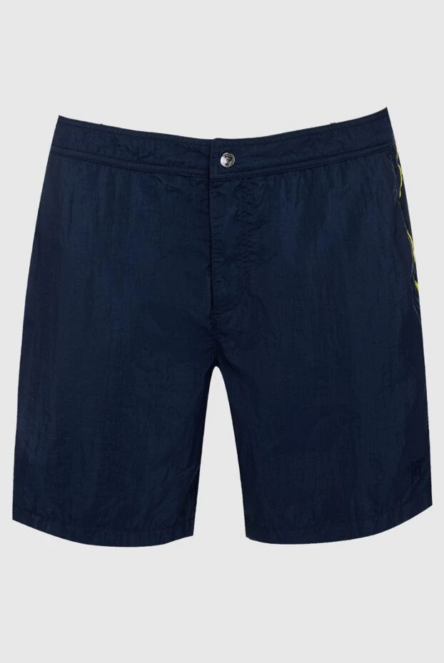 Corneliani man blue polyester beach shorts for men купить с ценами и фото 161241 - photo 1