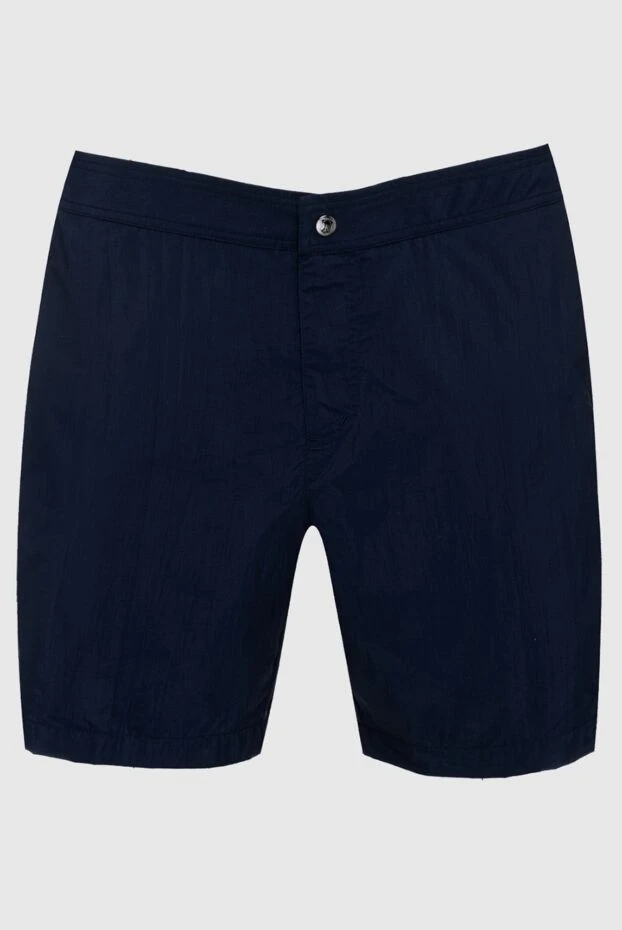 Corneliani man blue polyester beach shorts for men купить с ценами и фото 161243 - photo 1