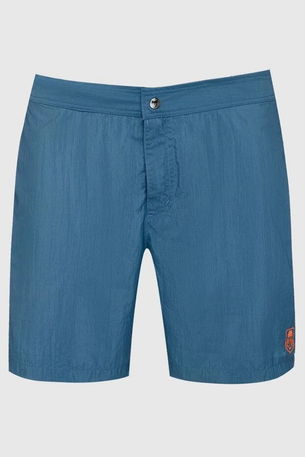 Corneliani man blue polyester beach shorts for men купить с ценами и фото 161244 - photo 1