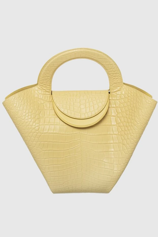 Bottega Veneta woman yellow leather bag for women купить с ценами и фото 161273 - photo 1