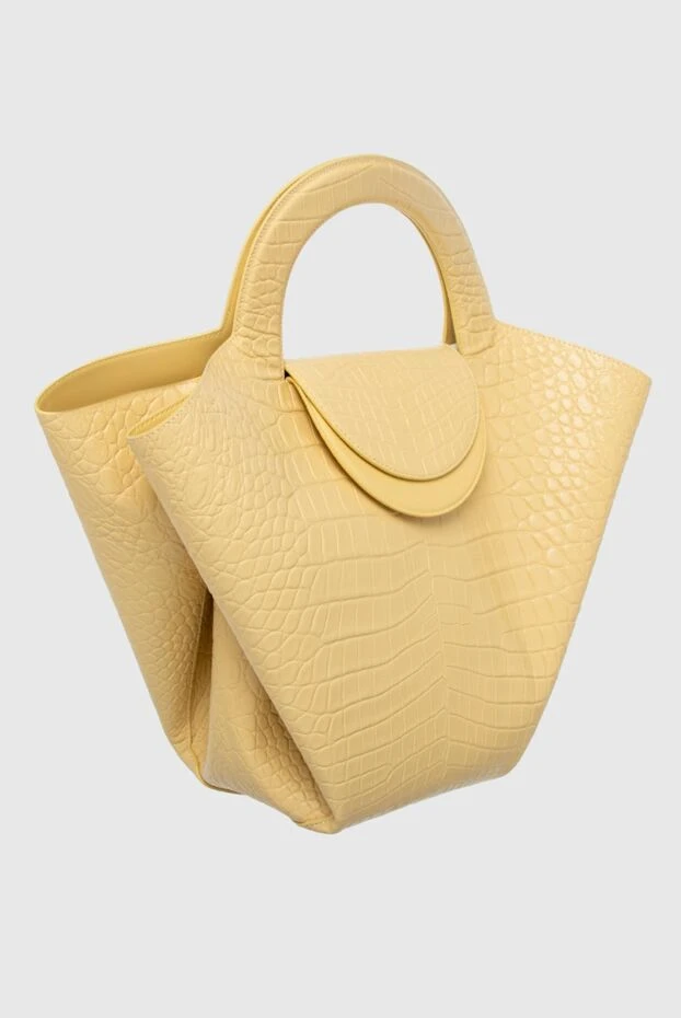 Bottega Veneta woman yellow leather bag for women купить с ценами и фото 161273 - photo 2