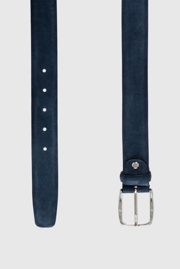 Isaia man leather belt blue for men купить с ценами и фото 161299 - photo 2