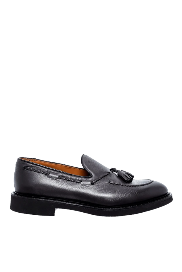 Doucal`s man shoes - men's leather loafers, gray купить с ценами и фото 161314 - photo 1