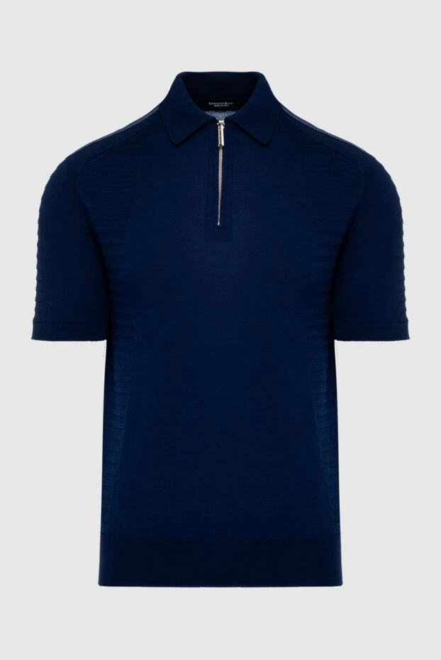 Ерлерге арналған ақ мақта және қолтырауын терісінен жасалған поло - фото 1