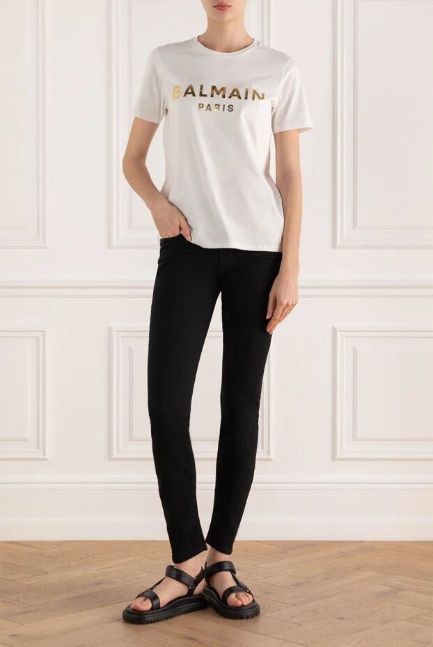 Mother Denim woman black cotton jeans for women купить с ценами и фото 161468 - photo 2