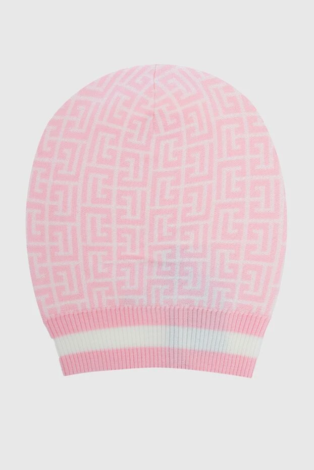 Balmain woman pink woolen hat for women купить с ценами и фото 161484 - photo 1