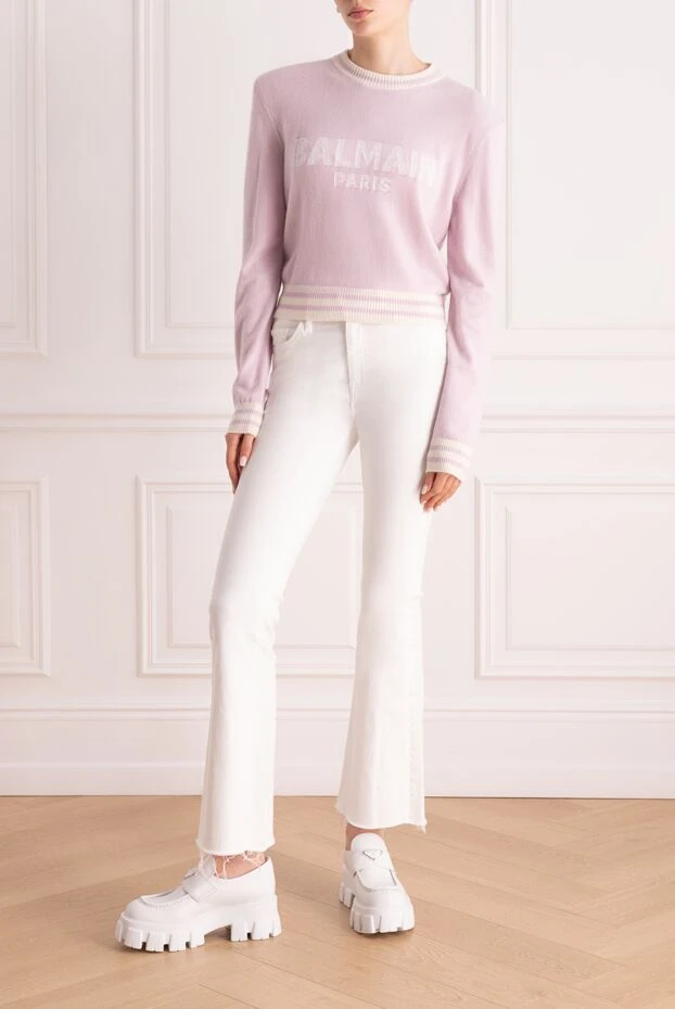 Balmain woman purple jumper for women купить с ценами и фото 161488 - photo 2