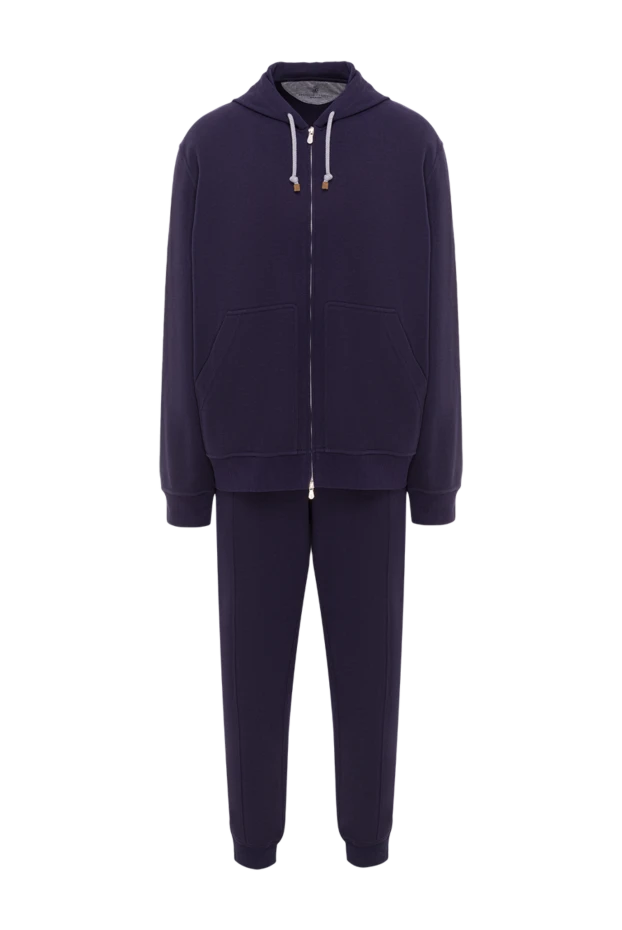 Brunello Cucinelli комфортный спортивный костюм из плотного джерси с капюшоном
161540 - фото 1