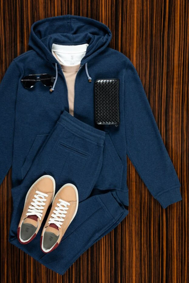 Brunello Cucinelli комфортный спортивный костюм из плотного джерси с капюшоном
 161540 - фото 2